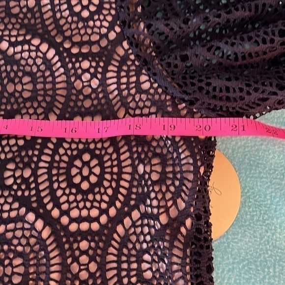 Emma & Michele Black Lace Dress Size Large NWT - Picture 4 of 8